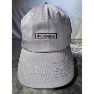 Columbia Sportswear Strap Back Dad Hat Adjustable Gray Cap